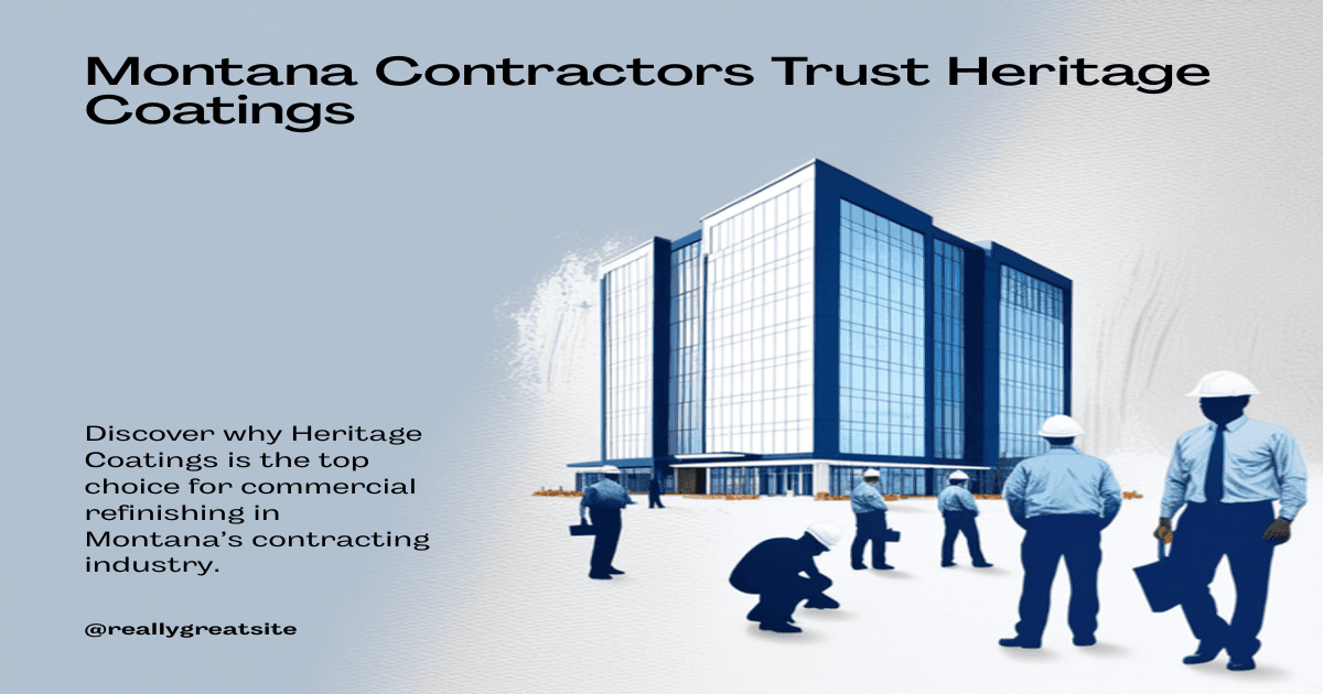 Why Montana Contractors Choose Heritage Coatings for Commercial Refinishing Projects
