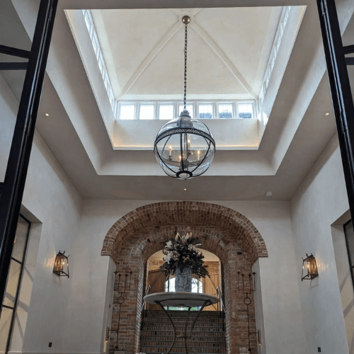 Hand-applied clay plaster wall texture detail by Heritage Coatings