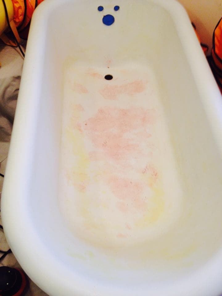 Clawfoot Tub Restoration — before