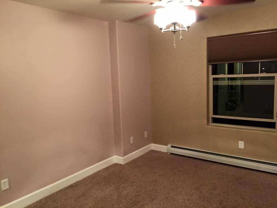 Decorative faux granite accent wall by Heritage Coatings in Helena, Montana