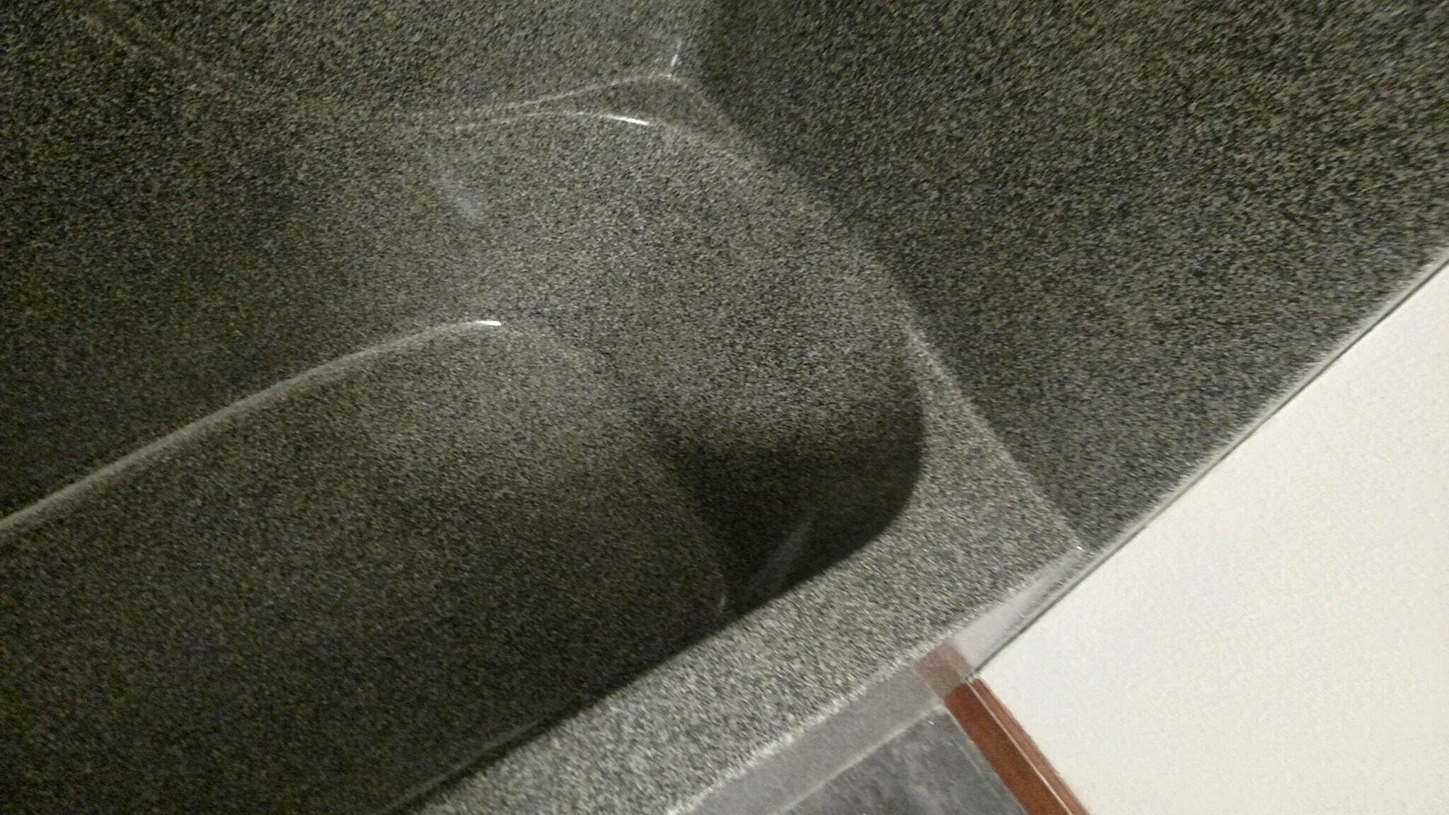 Faux granite tub and shower combo refinishing in Missoula, Montana